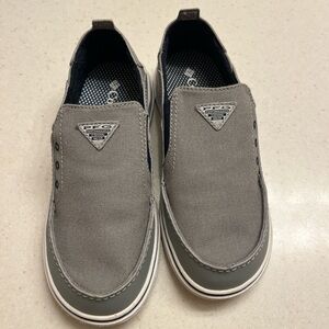Columbia Kids' Gray Canvas Slip-Ons